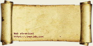 Avram Joksić vizit kartica